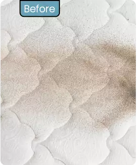 Before mattress cleaning